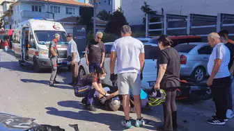Edirne’de ters yöne giren otomobil kazaya sebep oldu