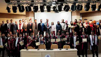 Karabük Üniversitesinde Filistinli öğrencilerin mezuniyet günü