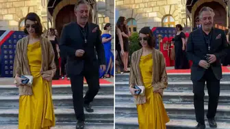 Cem Yılmaz ve Ahu Yağtu oğullarının mezuniyetinde bir araya geldi