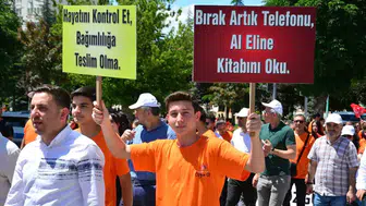 Çorum gençleri bağımlılığa karşı sokağa indi