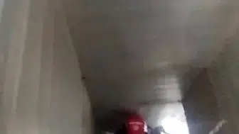 Kayseri Yeraltı Çarşısı’nda itfaiye kediyi kurtardı