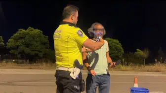 Polise selam vermeye gitti 3.28 promil alkollü yakalandı