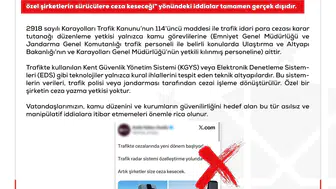 Radar cezalarını özel şirketler kesecek iddiası doğru değil