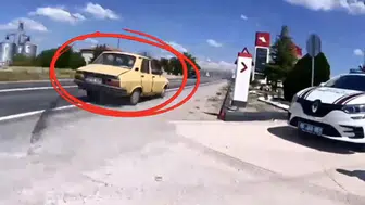 Yozgat'ta kaçan sürücüye aracının değerinden fazla ceza kesildi