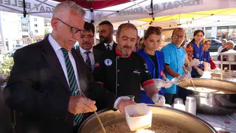 Yozgat meydanında Muharrem bereketi