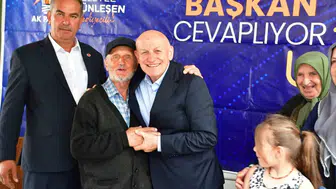 Terme Belediye Başkanı Şenol Kul mahalleliyle bir araya geldi