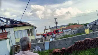 Konya Kulu’da mahalle muhtarının evinde yangın çıktı