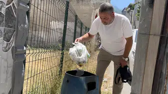 Bursa'da bir yıllık birikim çöp kamyonuna gitti