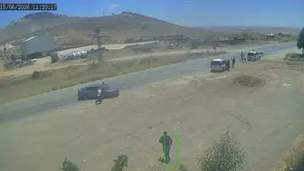 Derik'teki silahlı çatışmanın dehşet anları kameraya yansıdı