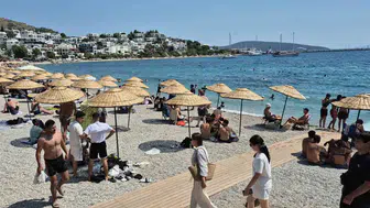 Bodrum sahillerinde yaz sezonu resmen açıldı