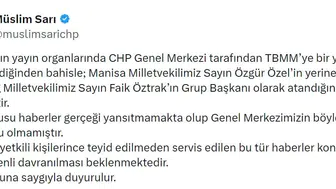 CHP kulislerindeki grup başkanı değişikliği iddiasına genel merkezden yanıt geldi