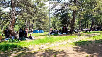 Bilecik'te hafta sonu doğa kaçamağı adresi Küçükelmalı oldu
