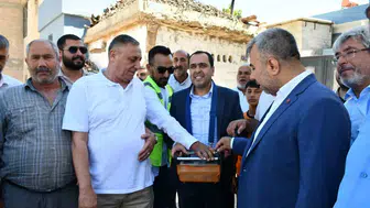 Birecik Kural Mahallesi için ilk harç döküldü