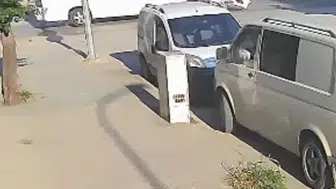 Eskişehir’de dehşet anları kamerada