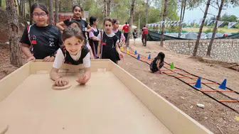 Adanalı çocuklar doğada hem kamp yapmayı öğrendi hem de eğlendi