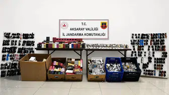 Aksaray merkezli dev operasyonla 25 milyonluk kaçak ürün yakalandı