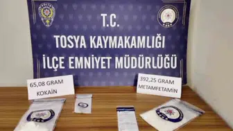 Tosya yolunda narkotik operasyonu İki kişi tutuklandı