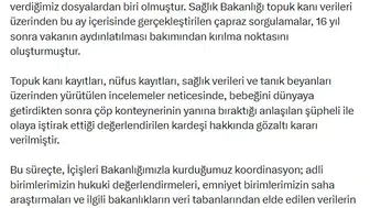16 yıl önce yaşanan bebek cinayeti çözüldü