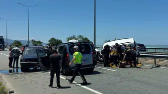 Rize’de yanlış yöne giren araç faciaya yol açtı