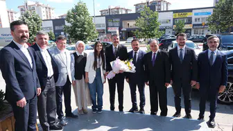 Bakan Yardımcısı Ali Çelik temaslarda bulunmak üzere Uşak’a gitti
