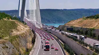 Milli Takım yolcusu Togg konvoyuyla uğurlandı