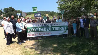 İnegöllü köylüler ormanlarını maden sahasına kaptırmamak için direniyor