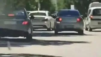 Elazığ trafiğini birbirine katan sürücü kameraya yakalandı