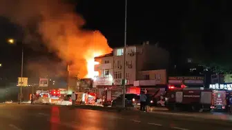 Nilüferde gece yarısı korkutan yangın