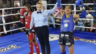 Kayserili Ayşegül Muay Thai dünyasının zirvesine çıktı