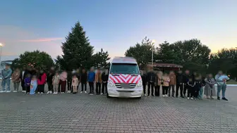 Çanakkale yolundaki kaçak göç operasyonu