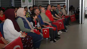 Artvinliler Dünya Kupası için dev ekranda buluştu