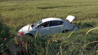 Tokat’ta korkunç kaza Traktör ikiye bölündü