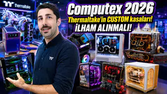 Computex 2026 fuarında bilgisayar kasaları sanata dönüştü