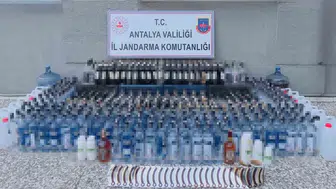Manavgat’ta sahte alkol baskını