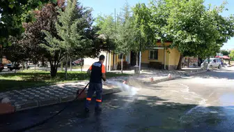 Elazığ sokaklarında temizlik mesaisi Hicret Mahallesi baştan aşağı yenilendi