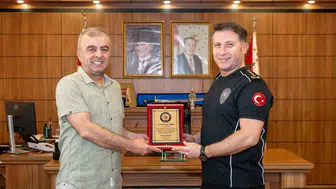 Bilecik emniyetinde veda vakti