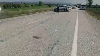 Yalvaç yolunda ağır motosiklet kazası