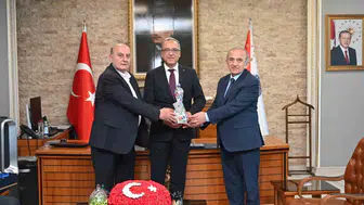Manisa iş dünyasından Emniyet Müdürü Karayel’e ziyaret