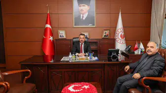 Zonguldak Valisi Hacıbektaşoğlu Müftü Demir ile görüştü