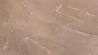 İnegöl'de dolu yağışı hayatı durma noktasına getirdi