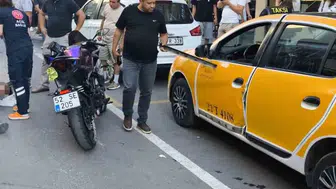 Keşan'da dikkatsiz kapı açılışı kazaya yol açtı