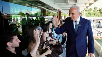 Ümraniyeli öğrencilere sınav öncesi Boğaz’da moral turu