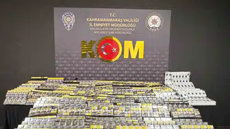 Kahramanmaraş polisi kaçak sigara ticaretine darbe vurdu