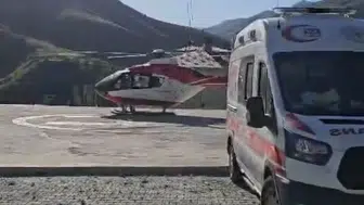 Bahçesaray’daki hastaya havadan acil müdahale