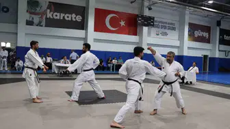 Şanlıurfa karatecileri bir üst seviyeye taşımak için sınav merkezi oldu