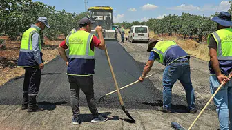 Araban Rumkale yolunda asfalt mesaisi başladı