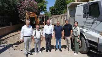 Turgutlu’da altyapı çilesi bitiyor üstyapı çalışmaları hız kazanıyor