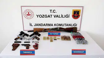 Yozgat Yerköy operasyonunda çok sayıda ruhsatsız silah yakalandı