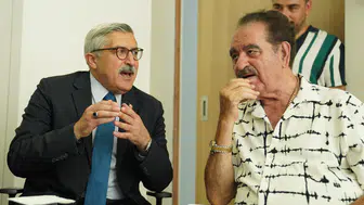 Hüseyin Yayman İbrahim Tatlıses'i hastanede ziyaret etti