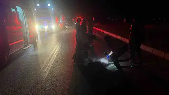 İzmir Ödemiş yolunda gece yarısı trajik kaza